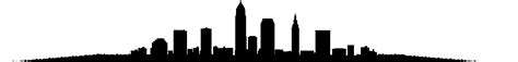 Cleveland Skyline Silhouette Vector at Vectorified.com | Collection of ...