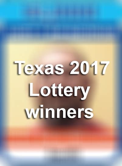 Texas Lottery winners in 2017