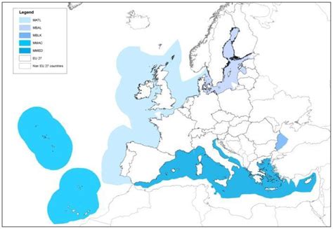 4. Marine regions for Article 17 reporting under the Habitats Directive ...