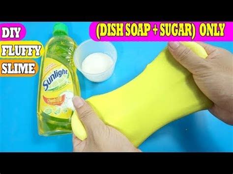 How To Make Easy Dish Soap Slime - Brandon Russell's Coloring Pages