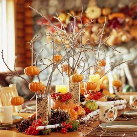 Thanksgiving Decor In Natural Autumn Colors - DigsDigs