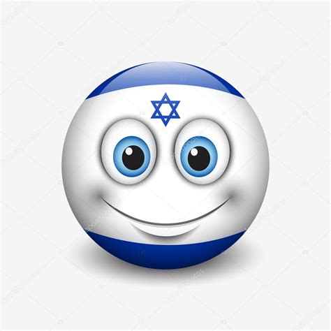 Israel flag smiley Stock Vector Image by ©I.Petrovic #111569238