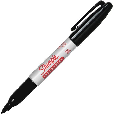 Sharpie Industrial Fine Permanent Marker - Fine Point Type - Black - Madill - The Office Company