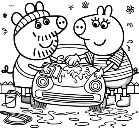 Peppa Pig Coloring Pages - 54 Cute Coloring Sheets