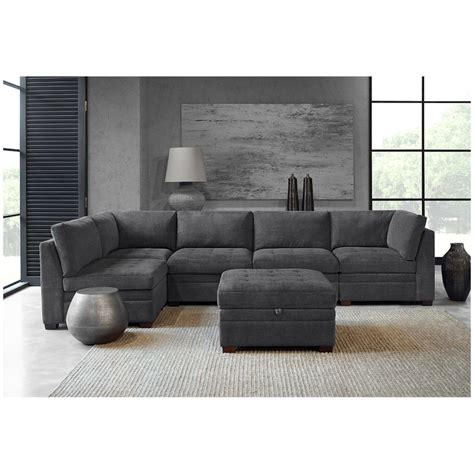 Thomasville Modular Fabric Sectional 6pc | Costco Australia