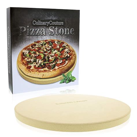 Pizza Stone for Grill and Oven - 15 Inch 3/4" Extra Thick - Cooking & Baking Stone for Oven and ...