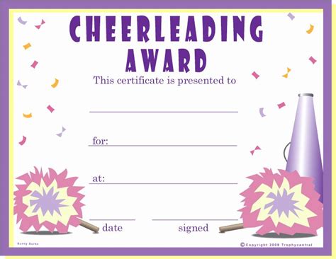 √ 20 Cheer Awards Certificates Ideas ™ | Dannybarrantes Template