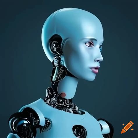Human-like robot on Craiyon