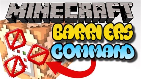 Minecraft Xbox One Command Block Barriers - YouTube