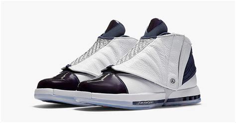 Nike Air Jordan 16 Retro White Midnight Navy - Cool Sneakers