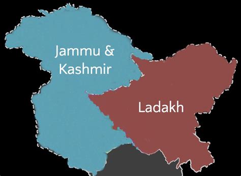 India Map With Ladakh