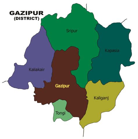 Gazipur District Map of Bangladesh - Photos for you | Latest Hollywood ...