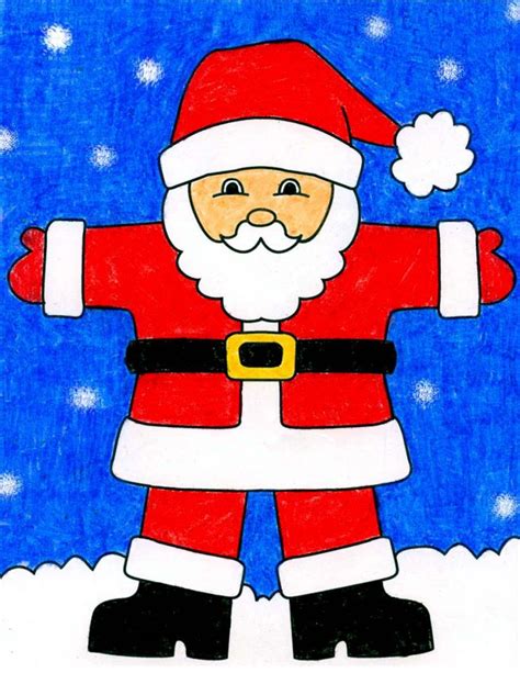 How to Draw Santa Claus · Art Projects for Kids