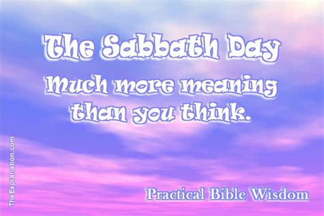 Sabbath Meaning