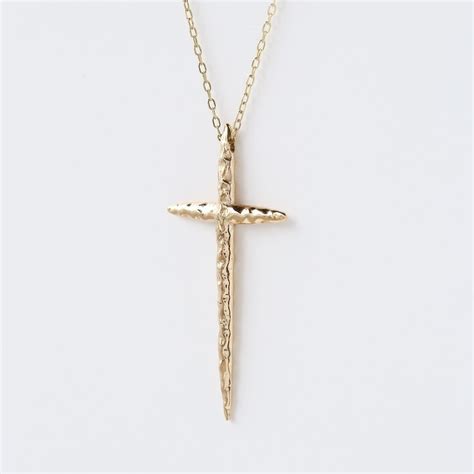 American Small Rugged Cross Necklace - American Jewelry