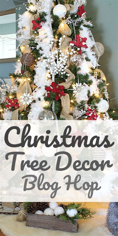 My Snowy Tree & A Christmas Tree Decor Blog Hop! | Christmas tree ...