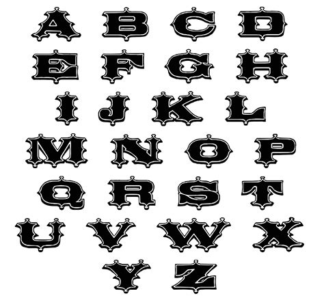 Decorative Alphabet Black Free Stock Photo - Public Domain Pictures