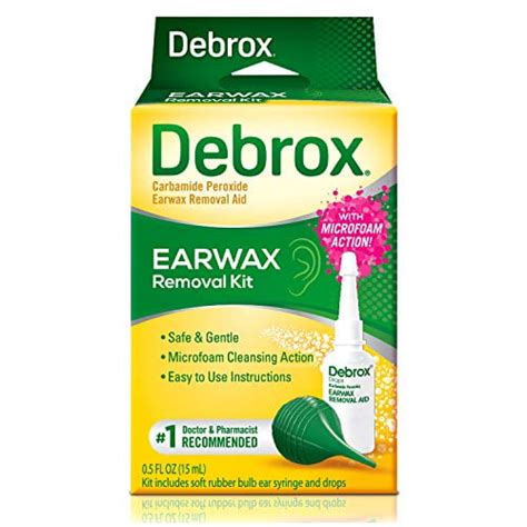 Debrox Earwax Removal Kit, Includes 0.5oz Earwax Removal Drops & Ear Syringe Bulb - Walmart.com