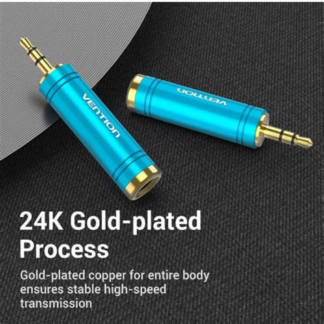 3.5mm Male to 6.5mm Female Audio Adapter - Vention Accessories