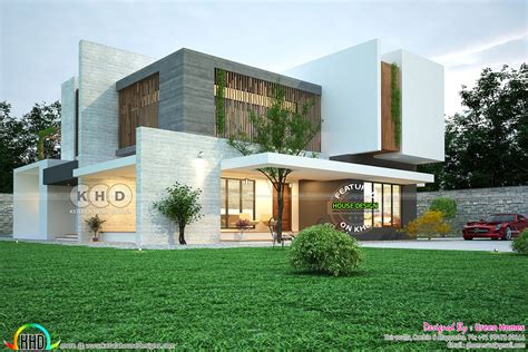 Contemporary green friendly nature home - Kerala Home Design and Floor Plans - 9K+ Dream Houses