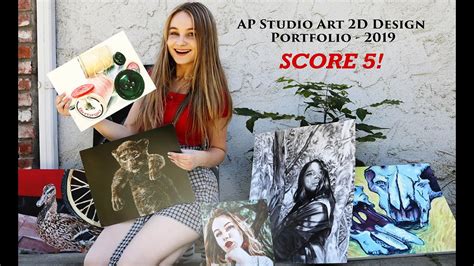 ap studio art 2D design portfolio 2019. (TOP SCORE 5!!!) - YouTube