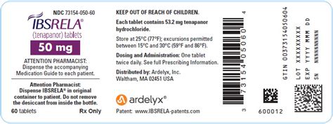 IBSRELA (Ardelyx, Inc.): FDA Package Insert, Page 4