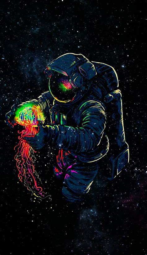 Astronaut Neon, astronaut, blue, space neon astronaut, HD phone wallpaper | Peakpx