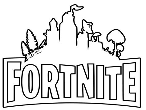 Free Printable Fortnite Stencil