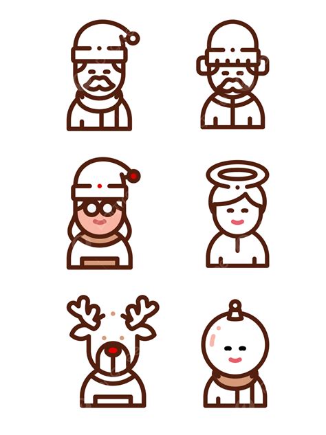 Santa Claus Christmas Vector Design Images, Santa Claus Witch Elk Christmas Element Snowman ...