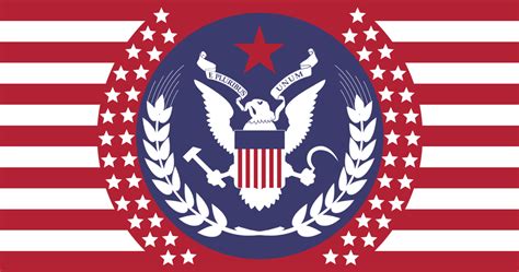 Communist USA flag redesign [OC] : vexillology