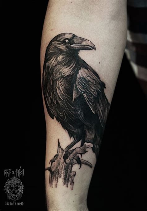 Pin by Cate Chelnokova on Tattoos | Black crow tattoos, Crow tattoo design, Crow tattoo