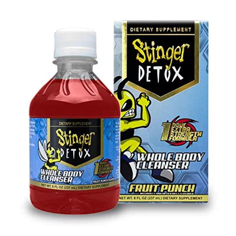 Stinger Detox Whole Body Cleanser 1 Hour Extra Strength Drink – Fruit ...