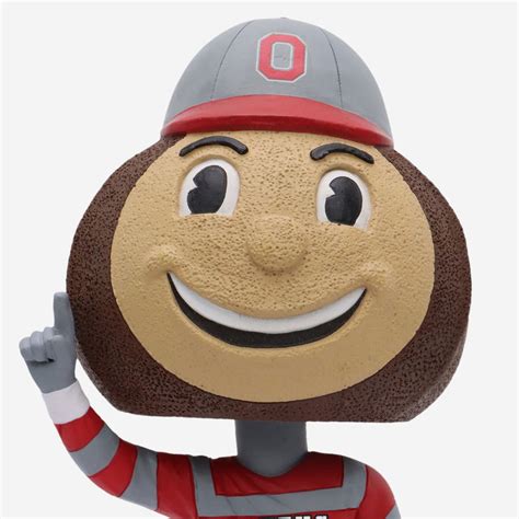 Brutus Buckeye Ohio State Buckeyes Field Stripe Mascot Bighead Bobbleh FOCO