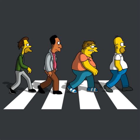 abbey road the simpsons - Tìm với Google | The simpsons, Simpsons art, Simpsons drawings