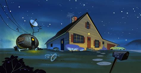 Ren and Stimpy (1994) Acrylic | Animation background, Digital art illustration, Design art drawing