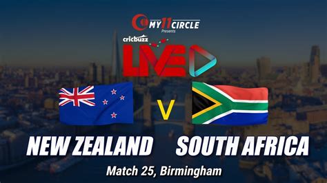 New Zealand vs South Africa, Match 25: Preview - YouTube