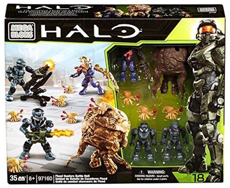 Mattel Mega Bloks - Halo UNSC Flood Hunters Battle Unit - Covert OPs. Actionfiguren - drei Flood ...