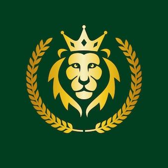 Premium Vector | Academy logo, elegant lion logo