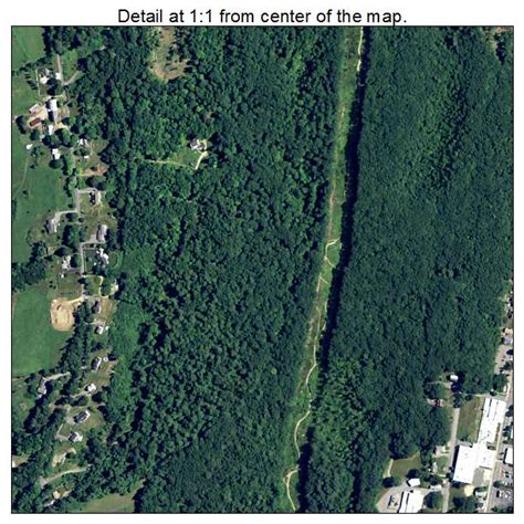 Aerial Photography Map of Southbridge, MA Massachusetts