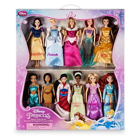 Disney Princess Classic Doll Collection Gift Set - 12'' Disney Princess Dolls, Princess Toys ...