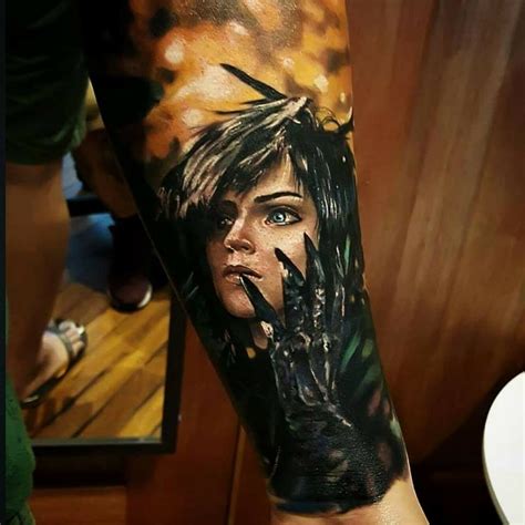 Damon Tattoos | Portrait tattoo, Tattoos, Portrait