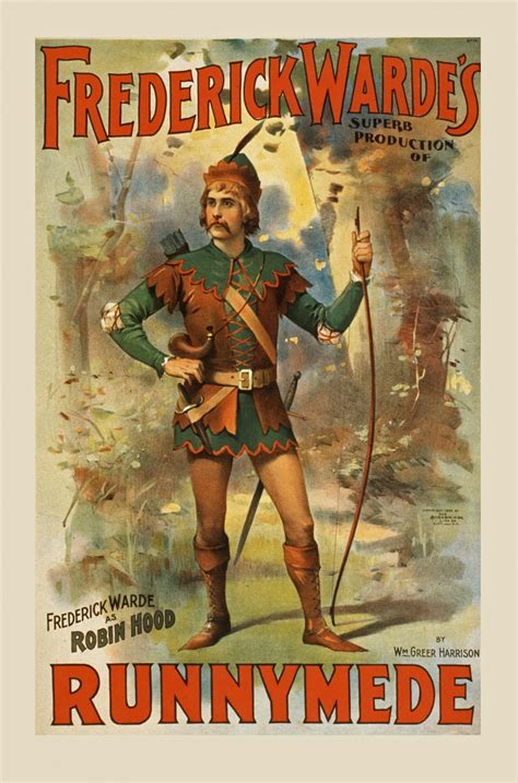 Vintage Robin Hood Poster Free Stock Photo - Public Domain Pictures