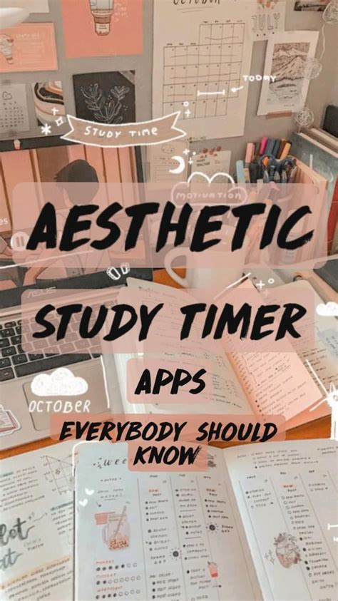 Aesthetic Study timer Apps Everybody should know | Study timer, Study ...