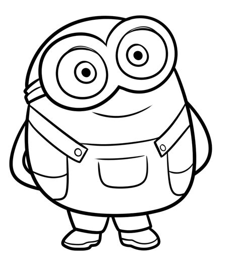 Minion Easy Drawing at GetDrawings | Free download