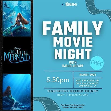 FREE FAMILY MOVIE NIGHT: THE LITTLE MERMAID, AMC Bay Street 16 ...