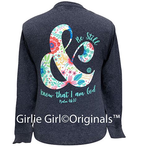 Girlie Girl Originals Be Still 2 Long Sleeve V.H. Navy T-shirt - Etsy