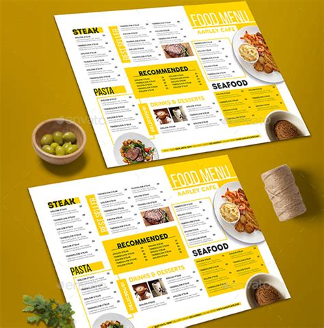 44 Premium Food Menu Templates To Download | Naldz Graphics
