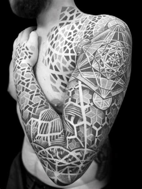 60 Metatron’s Cube Tattoo Designs For Men - Geometric Ink Ideas