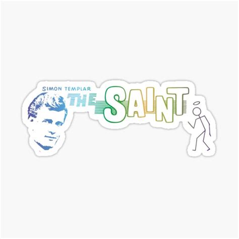 "The Saint Simon Templar " Sticker for Sale by GRAFIKA65 | Redbubble