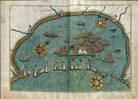 Kitab-i Bahriye by Piri Reis (932 AH / 1525 CE) | Venice map, Map ...